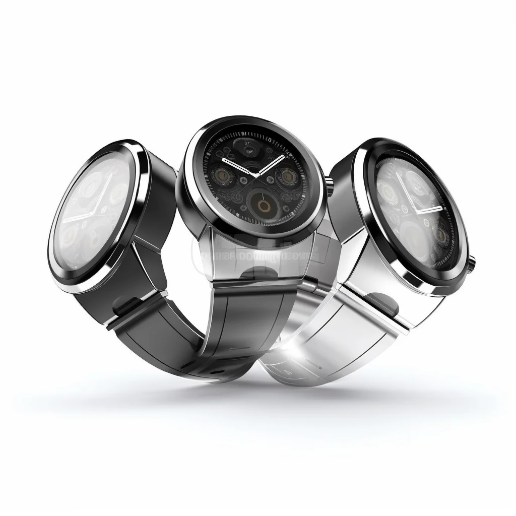 sizam_futuristic_concept_of_luxury_man_smart_watches_on_white_b_c44bbd15-2fd2-49d6-8419-c1d538324d24 Smart watch product - Image 2